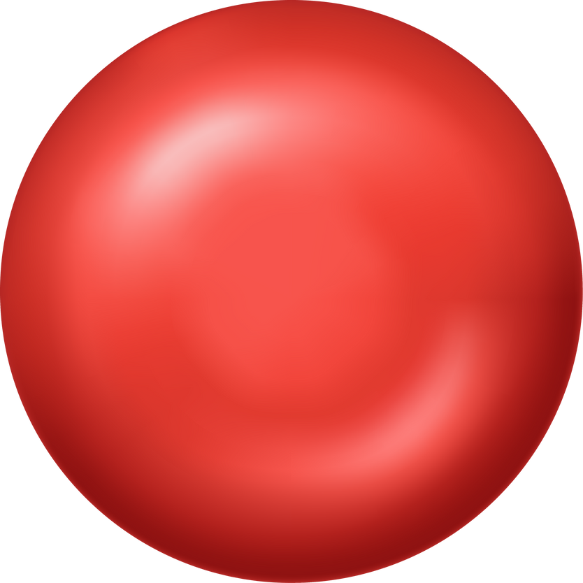 Red round button