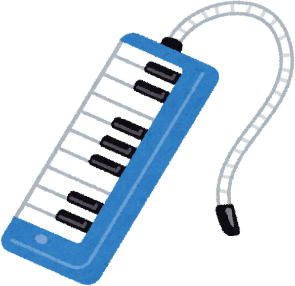 Illustration of a Blue Melodica