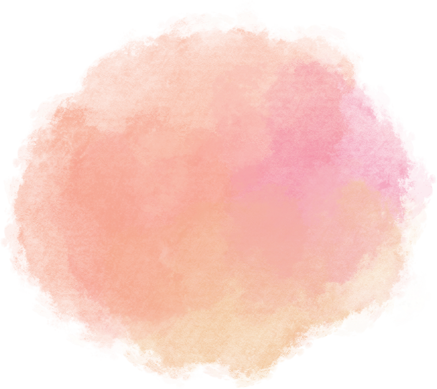 Peach watercolor stain paint background splash texture